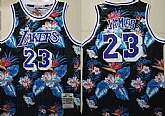 Lakers 23 Lebron James Black 2018 19 Hardwood Classics Floral Fashion Swingman Jersey,baseball caps,new era cap wholesale,wholesale hats